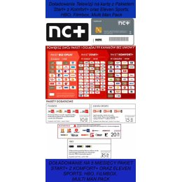 DOŁADOWANIE KART TNK START+ Z WSZYSTKIMI PAKIETAMI NA 5 MIESIĘCY