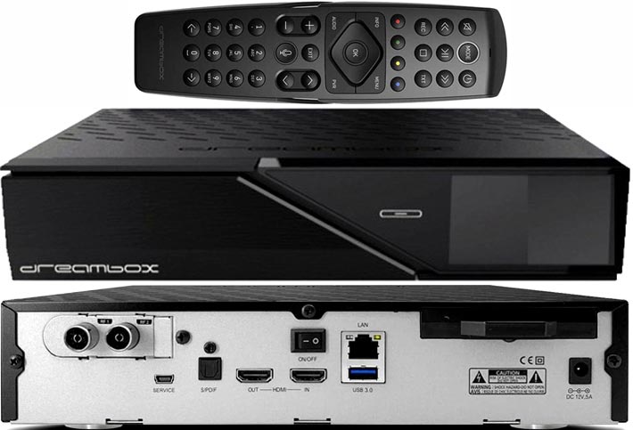DREAMBOX DM900 RC20 HD 4K DUAL (2 X DVB-T2/C) + DYSK 1TB