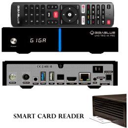 GiGaBlue UHD TRIO 4K PRO COMBO DVB-S2X + DVB-T2/C WIFI 1200 Mb/s