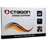 OCTAGON SF8008 SUPREME TWIN UHD 4K 2 x DVB-S2X + DYSK SSD 1TB