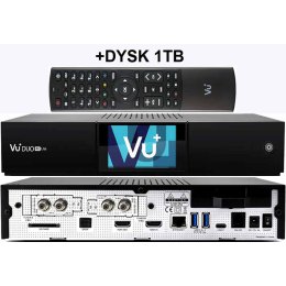 VU+ DUO 4K LITE 2 X DVB-S2X FBC + DYSK 1TB
