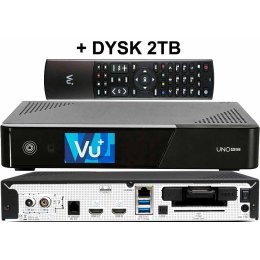 VU+ UNO 4K SE DVB-C FBC + DYSK 2TB
