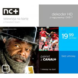 NC+ TELEWIZJA NA KARTĘ - PACE HDS7241(500GB) + 1M NA START