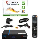 OCTAGON SPIRIT PRO MAX 8K UHD HDR10+ ANDROID TV OTT MEDIA STREAMING BOX 5G WLAN BT RCU