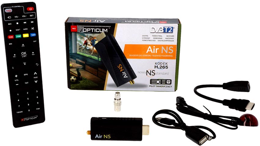 OPTCUM AX AIR NS H.265 HEVC DVB-T2