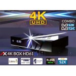 OPTICUM AX 4K BOX HD61 COMBO DVB-S2X + DVB-T2/C