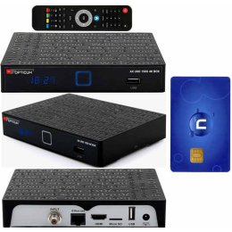 OPTICUM AX UHD 1500 4K + KART STARTOWA NC+ TNK - 1M