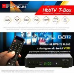 OPTICUM HbbTV T-BOX DVB-T2 H.265 HEVC + ADAPER WI-FI