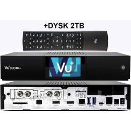 VU+ DUO 4K LITE 2 X DVB-S2X FBC + DYSK 2TB