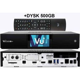 VU+ DUO 4K LITE DVB-C FBC + DYSK 500GB