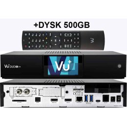 VU+ DUO 4K LITE DVB-S2X FBC + DYSK 500GB