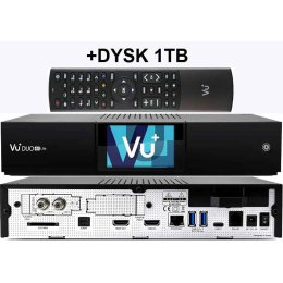 VU+ DUO 4K LITE DVB-S2X FBC + DYSK 1TB
