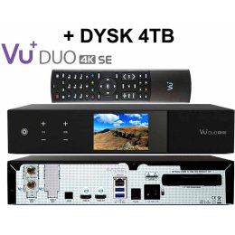 VU+ DUO 4K SE S2X FBC + DYSK 4TB