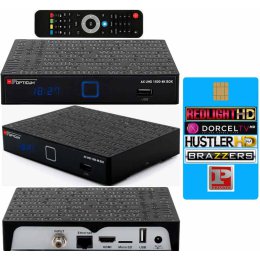 ZESTAW EROTYCZNY - OPTICUM AX UHD 1500 4K + KARTA ELITE 5+ 1/2 ROKU - 5 KANAŁÓW